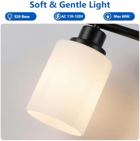 Unicozin 2 Light Bathroom Light Fixtures, Modern Vanity Lights - Image 3