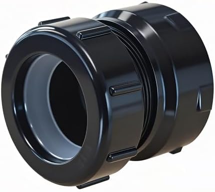 Lesso 1-1/2 Inch ABS P-Trap Adapter, 2 Pack by LESSO