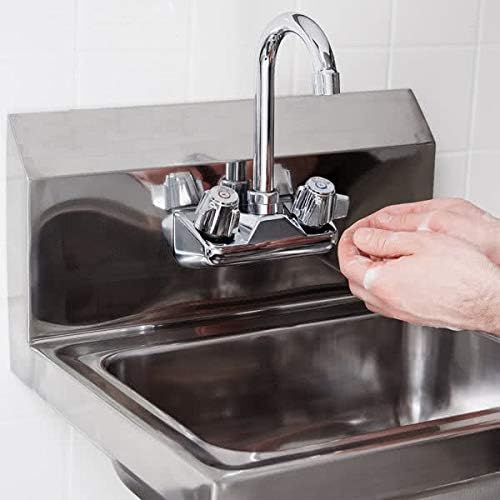 Commercial Stainless Steel Wall-Mount Hand Sink 12 x 12 - Image 2