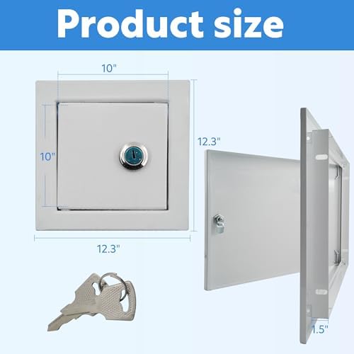ttxxlgchh 10x10 Galvanized Steel Drywall Access Door - Image 2