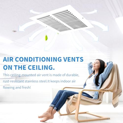 Air Return Vent Cover 20x8, Cold Air Return Vent Cover, Flat Return Air Grilles - Image 7