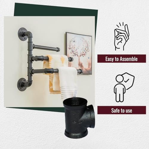 Tee 3/4" Pipe Fitting – Industrial Threaded Black Iron Pipe Fitting - Image 4