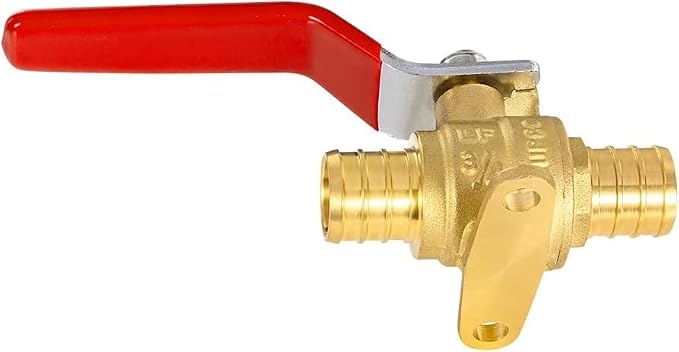 30-Pack EFIELD 3/4-inch Crimp Pex Full Port Shut-off Brass Ball Valve - Image 7