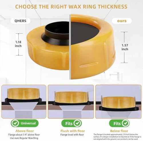 Extra Thick Toilet Wax Ring - Image 6