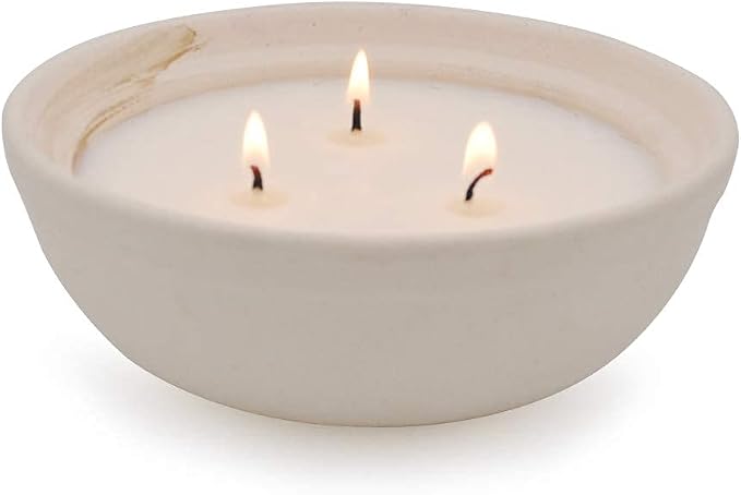 Citronella Candles in Coarse Pottery Container, Natural Soy Wax Candle Outdoor - Image 5