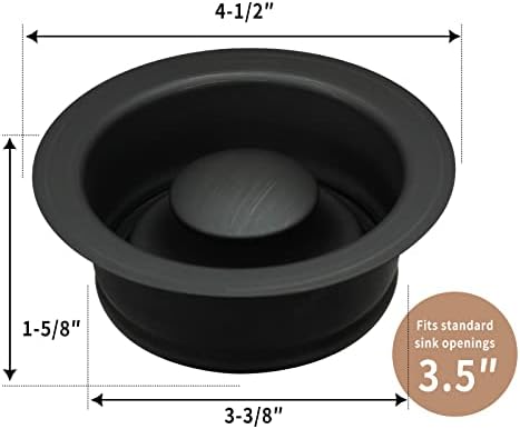 Akicon Kitchen Sink Oil Rubbed Bronze Finish Garbage Disposal Flange Stopper - Image 4