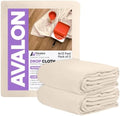 Canvas Drop Cloth for Painting 4x12 feet Pack of 2-8oz Painters Drop Cloths for by Unknown