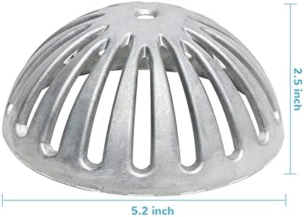 Floor Sink Strainer, Heavy Duty Aluminum Commercial Drain Cover - Image 4