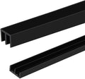 Sliding Door Track, Fit 1/4" Thick Panels, U Channel Rubber by Aroilder