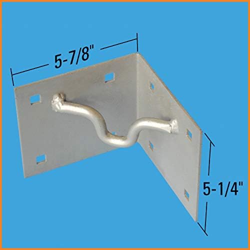 Dock Edge Stationary Dock Anchor Tie Down Corner, Galvanized - Image 2