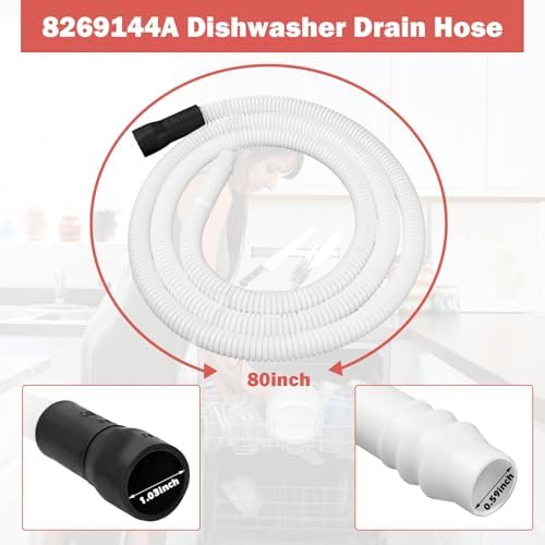 8269144A Dishwasher Drain Hose Extension Compatible - Image 2