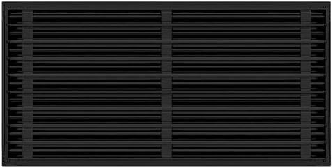BUILDMART - 36x18 Modern AC Vent Cover - Decorative Black Aluminum Air Vent - - Image 2