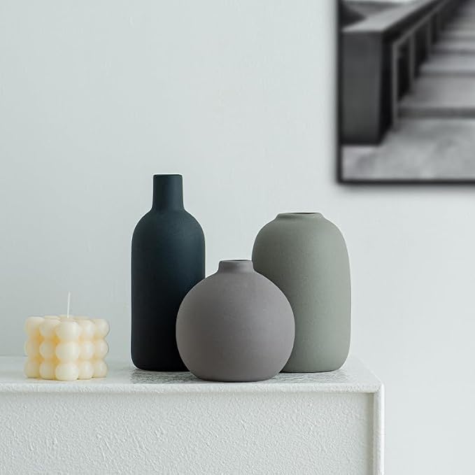 Ceramic Vase Set of 3 - Image 7