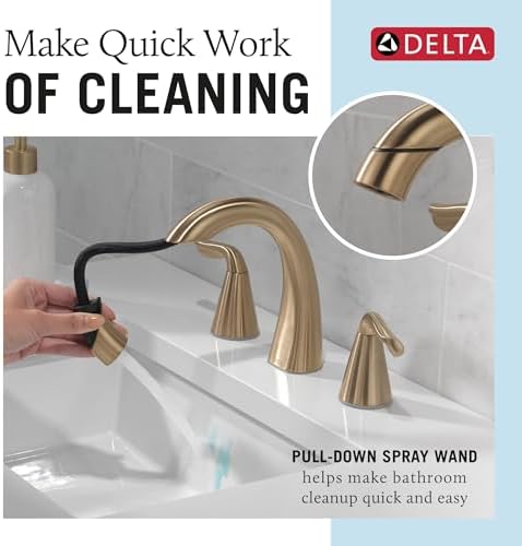 Delta Arvo Brushed Gold Bathroom Faucet - Image 2