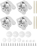 QWORK Toilet Seat Hinge Replacement Kit – Fits 110–150 mm Two-Hole Mounts by QWORK