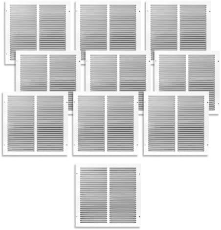 10 x 10 Inch Return Air Vent Cover, Solid Steel HVAC Grille by SierraGrates