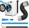 4" 8feet Dryer Vent Hose and Cleaning Kit, Dryer Vent Cleaner Kit, Dryer Vacuum by Nightyling