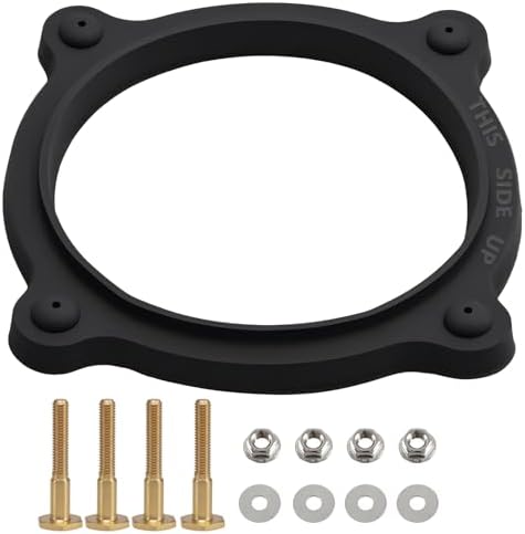 RV Toilet Floor Flange Seal and Mounting Hardware Kit Compatible by KPALAG