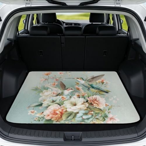 ELEQIN Cargo Mats for Back of SUV Sedan Truck, All Weather Heavy Duty Trunk Mat by ELEQIN