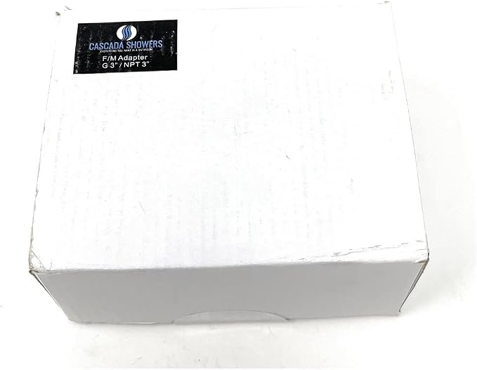 Cascada 3" G Thread Female to 3" NPT Thread Male Pipe Fitting Adapter - Image 5