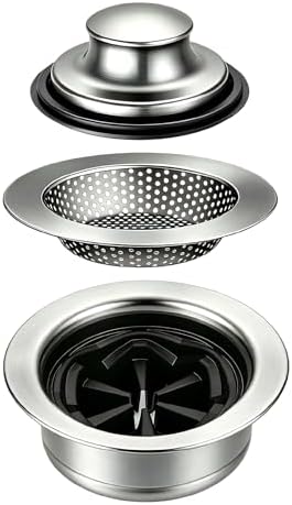 Garbage Disposal Flange 5-Piece Kit, 3-1/2 in Putty-Free Sink Stopper - Image 6