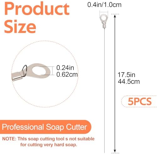 5 Pcs Soap Cutter Replacement Wires, 17.5"×0.4" - Image 2