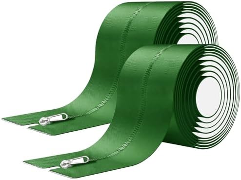 Self-Adhesive Dust Barrier Zipper - 7ft Instant Zipper Door by Unknown