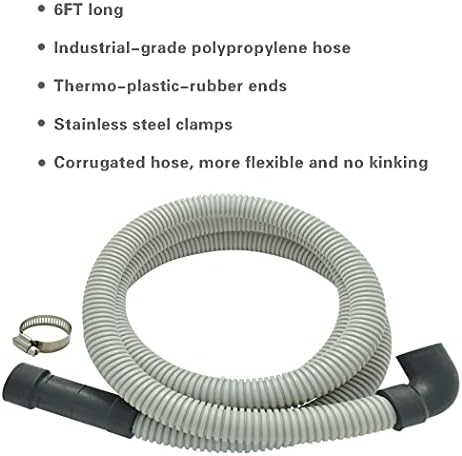 TTFLEX 6FT Dishwasher Drain Hose - Image 3