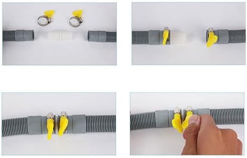 8 Pack Washing Machine Drain Hose Holder Hook - Image 6