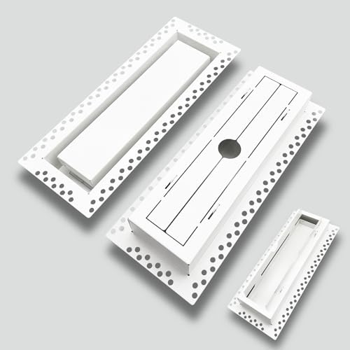 Flush Wall Vent Cover 4x12 Inch by DDPow