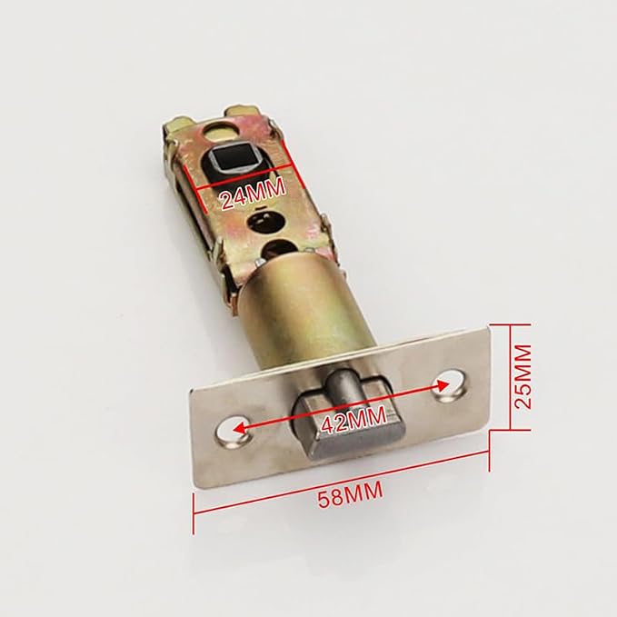 2PCS Adjustable Deadlatch Adjustable Bolt Size 60/70mm Adjustable deadbolt - Image 3