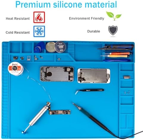 Kaisi Large Soldering Mat Heat Resistant, Silicone work mat, solder mats - Image 5