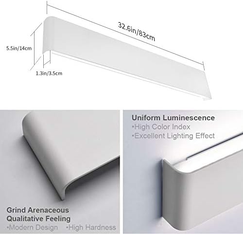Aipsun 32.6 inch Modern Vanity Light Fixtures LED Bathroom Wall Light Up and - Image 6