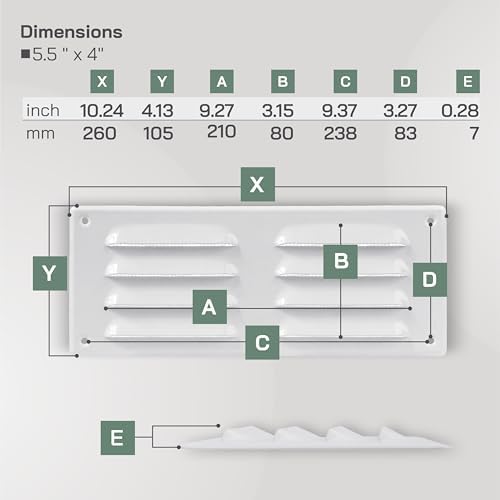 Vent Systems 10" x 4" Inch - Image 2