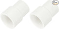 uxcell 2 Pcs UPVC Reducer Pipe Fitting, 3/4"x1/2" PVC Straight Pipe Coupling by uxcell