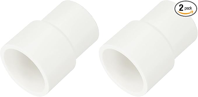 uxcell 2 Pcs UPVC Reducer Pipe Fitting, 3/4"x1/2" PVC Straight Pipe Coupling by uxcell