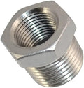 1/2" Male x 3/8" Female Thread Reducer Bushing Pipe Fitting, Stainless steel SS by DANSPEEDBALLVALUES