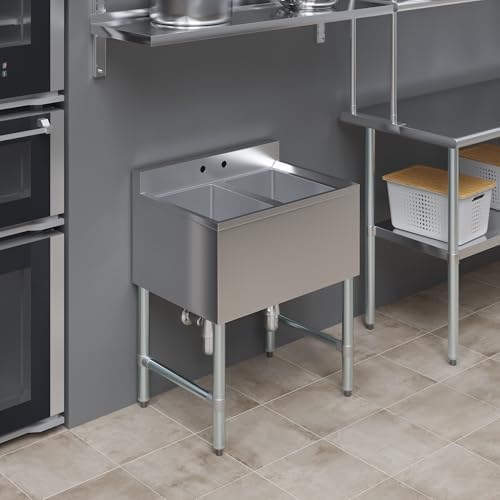 AmGood One Compartment Stainless Steel Under bar Sink - Image 6