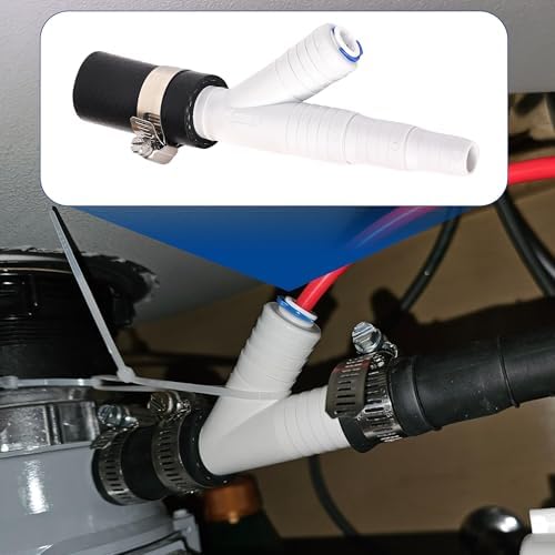 Compatible with WP164020 Dishwasher Drain Hose Adapter Air Gap Kit – Reverse - Image 6