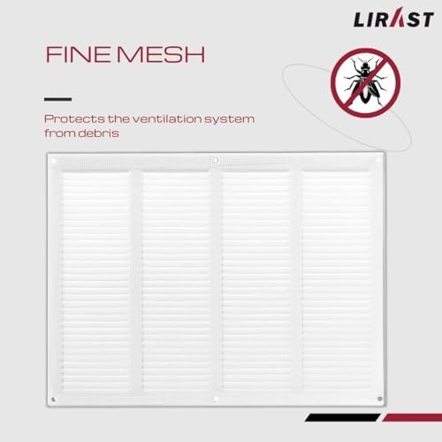 14x10 Vent Cover with Built-in Screen - Image 3