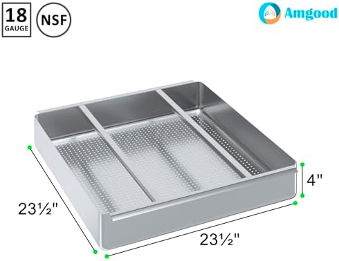 Pre-Rinse Basket with Stainless Steel Slides | Stainles Steel Scrap Basket - Image 2