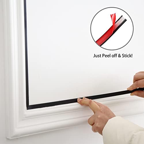 Trimold Matte Black Molding Trim Peel and Stick, Flexible Mirror Border Design - Image 3