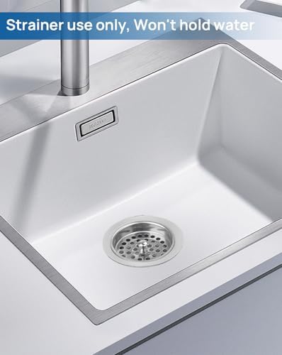 Commercial-Grade Garbage Disposal Cover, Kitchen Sink Drain Basket Strainer - Image 3