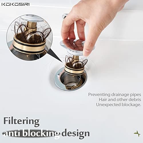 KOKOSIRI Pop Up Sink Drain - Image 5