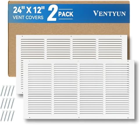 24"x12" 2Pack Return Air Vent Cover by VENTYUN