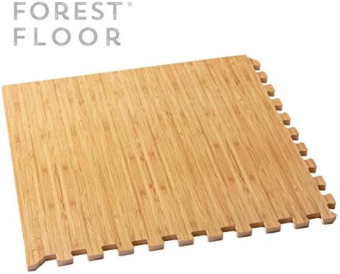 Forest Floor 3/8 Inch Thick Printed Foam Tiles, Premium Wood Grain Interlocking - Image 2