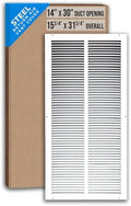 Fits 14x30 Duct Opening | Steel Return Air Grille by Handua | Vent Cover Grill by Handua