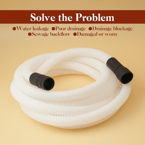 YUXIVCNE WD24X10065 12 Feet Dishwasher Drain Hose Extension Replacement - Image 6