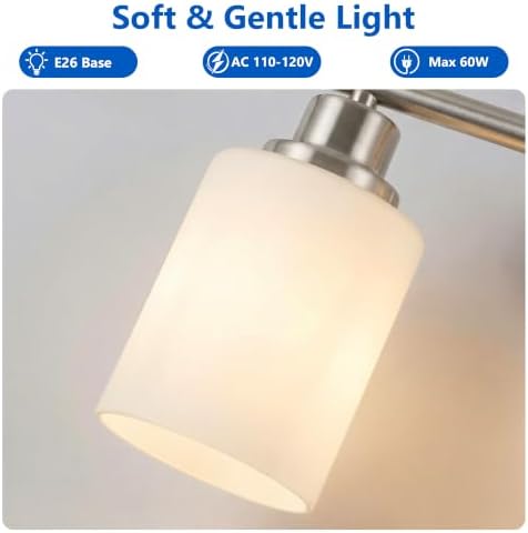 Unicozin 2 Light Bathroom Light Fixtures, Modern Vanity Lights - Image 3