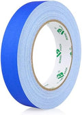 BOMEI PACK Blue Gaffer Tape, Matte Non-Reflective, 1inch x 30yds No Residue by BOMEIPACK
